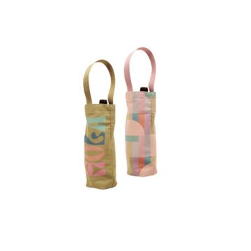 Full Color Cotton Single Bottle Bag